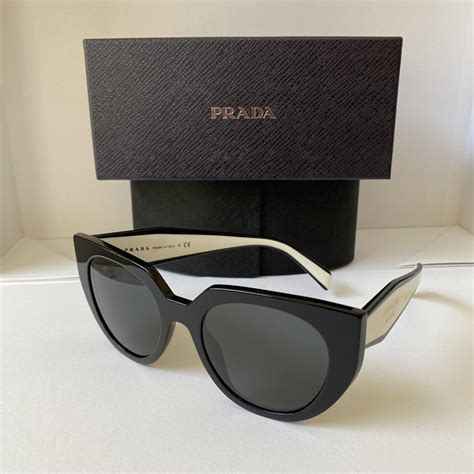 prada white and black sunglasses|prada sunglasses cheapest prices.